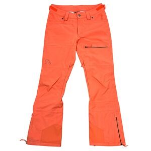 Flylow Sassyfrass Ski Snowboarding Pants Small Coral Orange Gorpcore Winter READ